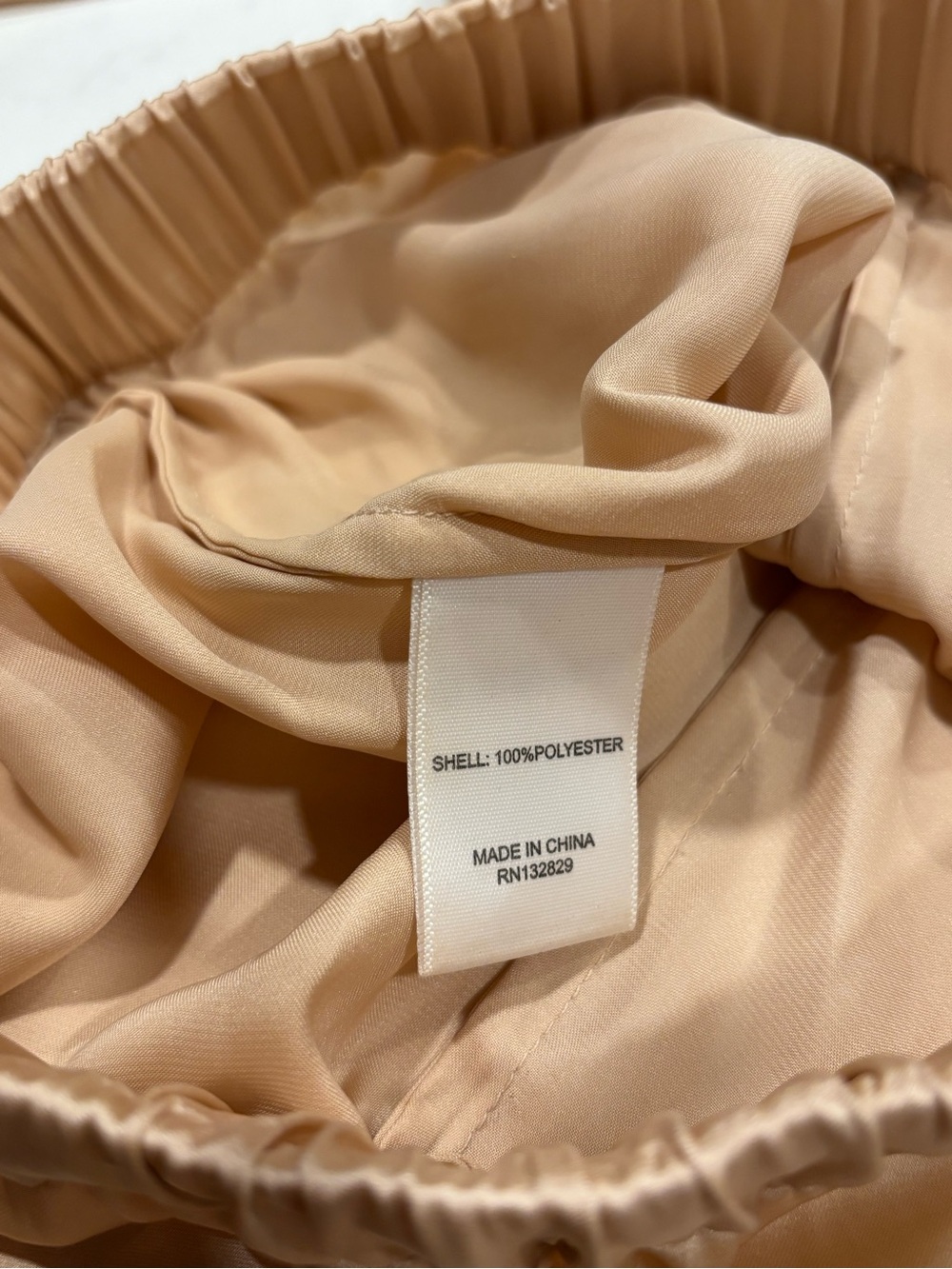 L'Academie Wide Leg Pants in Blush Tan - Picture 5 of 7
